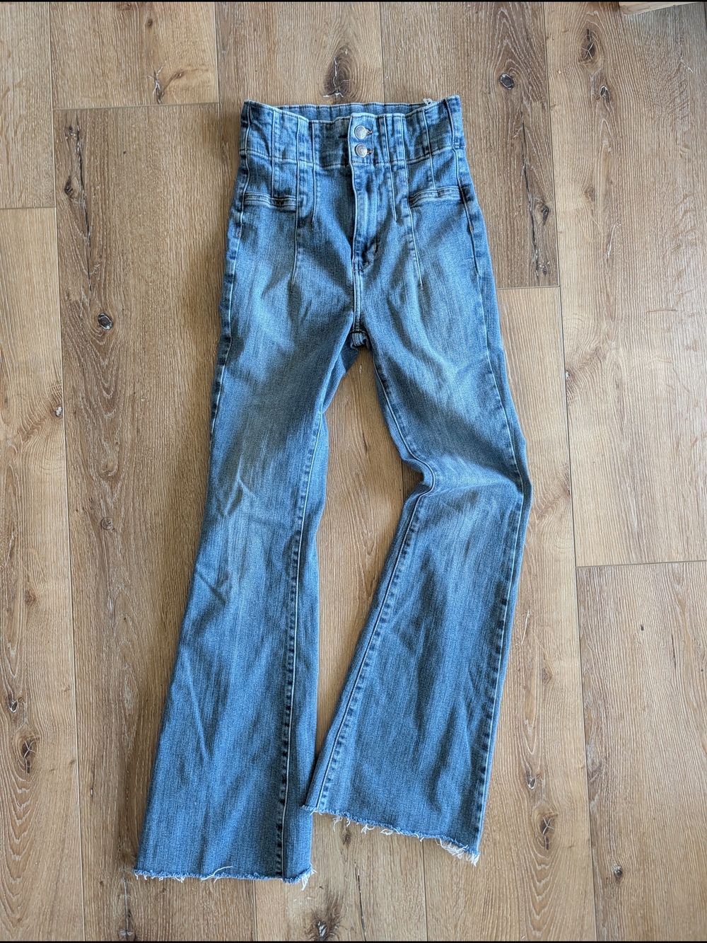 Free People Stretch High-Rise Flare Jeans 27